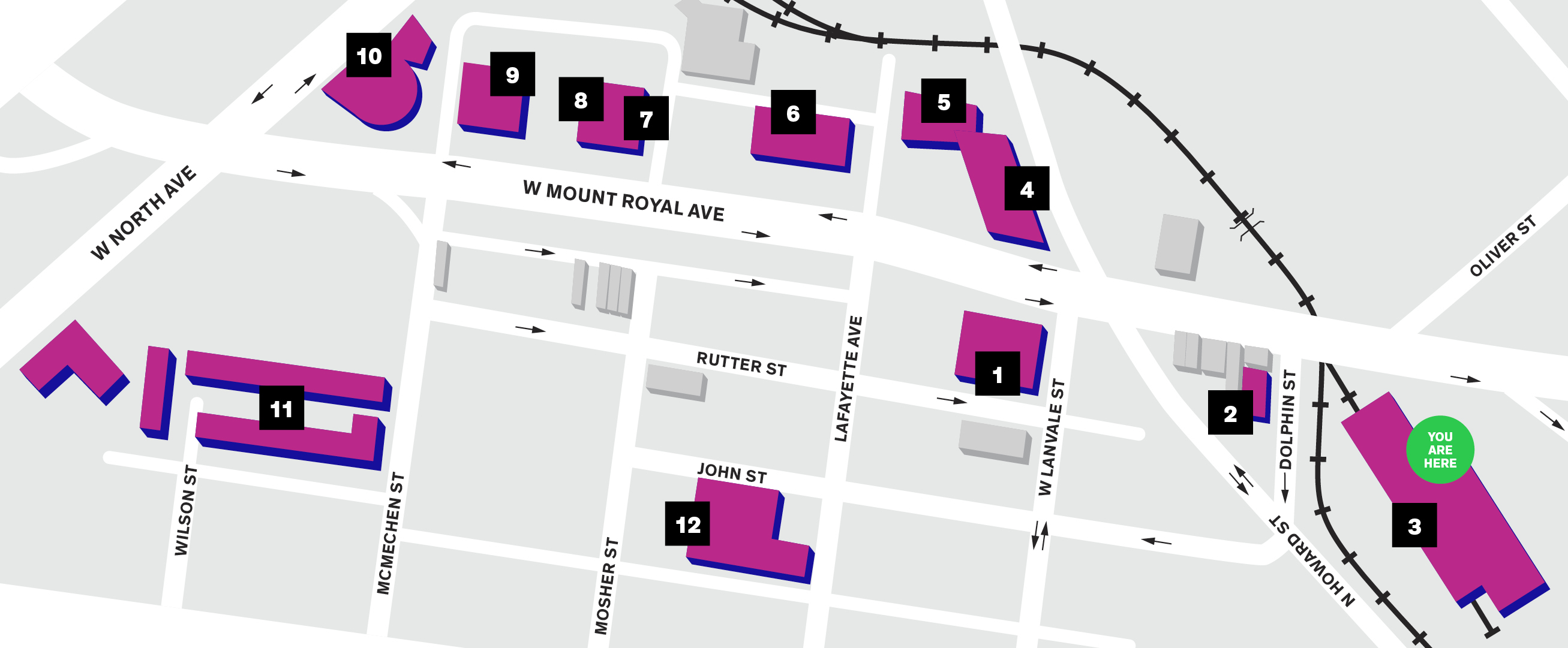 MICA Walking Tour Mount Royal Station MICA